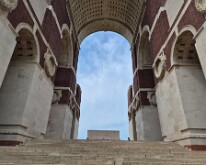 Inside the Thiepval memorial
