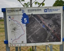 Poster showing the position of British and German lines on the Ypres Salient