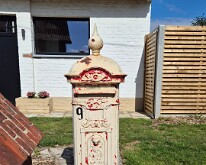 A Belgian home's postbox