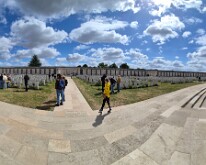 Panorama of the memorial of the missing, Tyne Cot cemetery