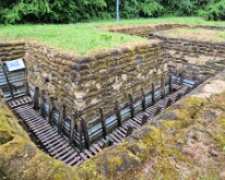 The British example trench, Passchendaele Museum