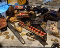 South African Scottish items in the Hooge Crater museum
