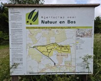 Sign about the conservation area