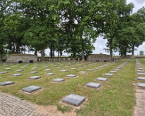 Headstones at the German cemetery