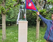 Memorial to the Gurkha regiments near the Menin Gate