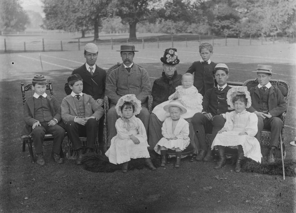 The Hunt family at Sedgeford Hall